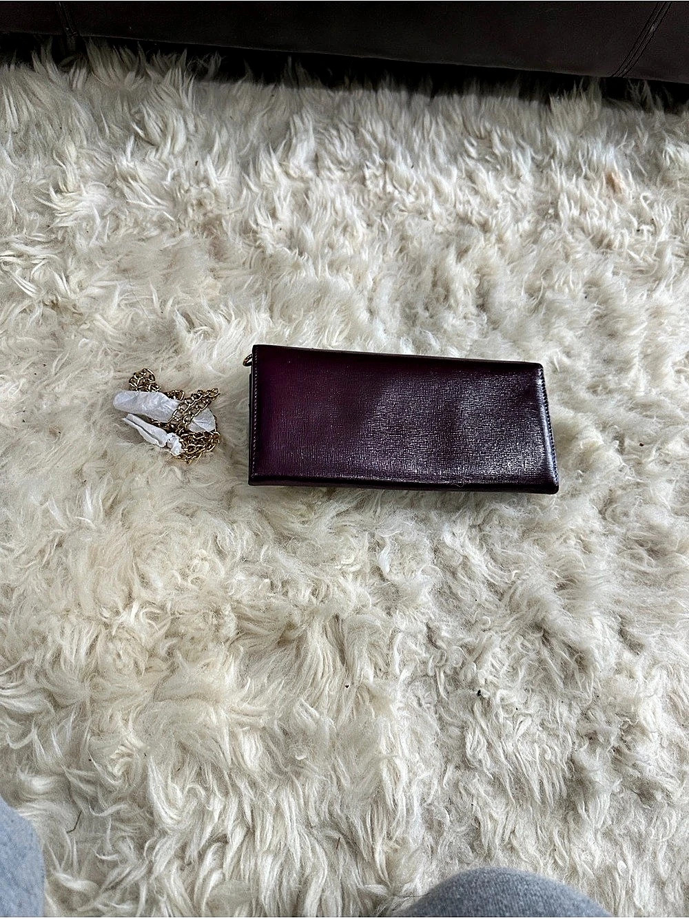 Fendi Wallet on Chain in Purple - Picture 7 of 7